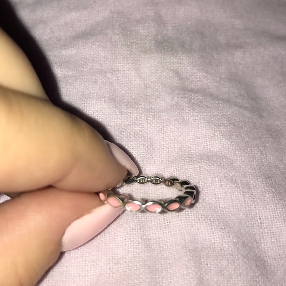 Pink PANDORA stackable ring - Picture 2 of 4